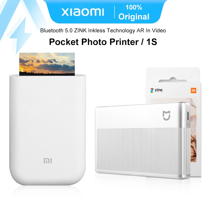 Printer Foto Portable Bluetooth AR Mini | Cetak Foto Instan untuk Android iOS