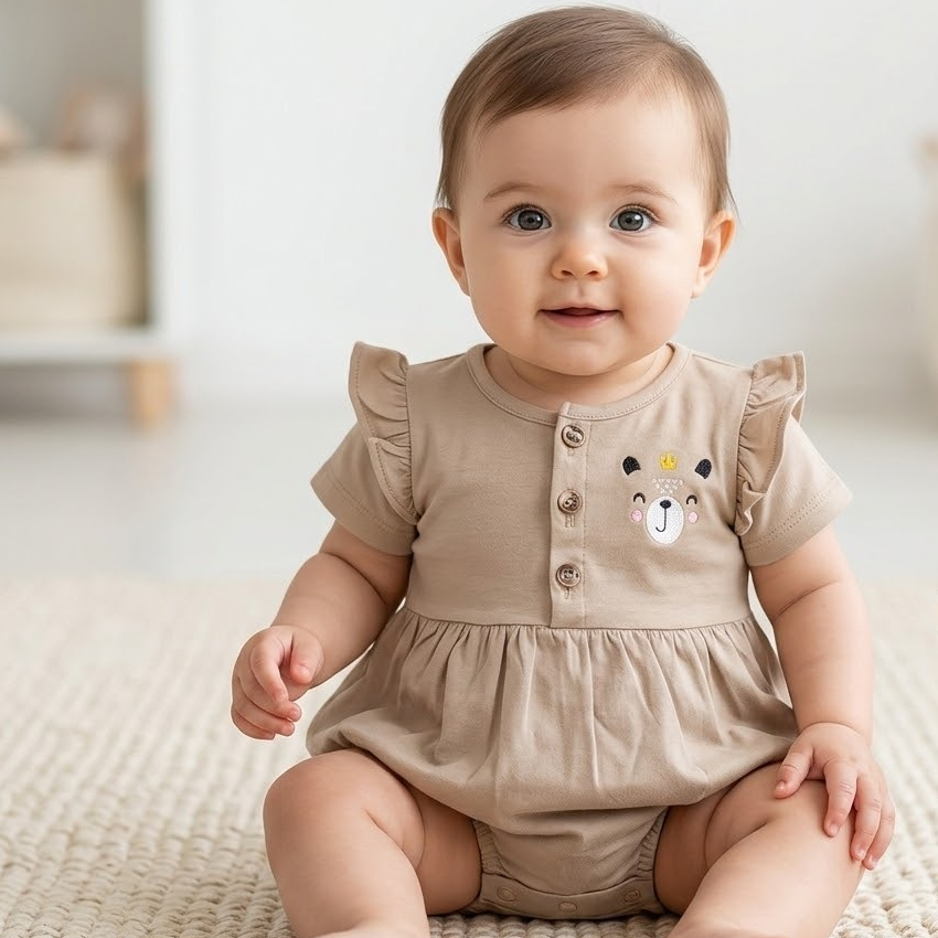 Baby Girl Hampers - Sweatheart Romper Cotton & Sepatu Bayi - Hampers Bayi/Hampers Bayi Perempuan