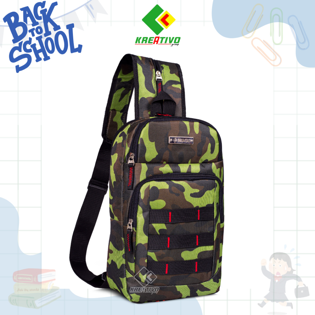 Sling bag Tas Slempang Army Tas Slempang Mini Tas Slempang Pria Wanita - KREATIVO