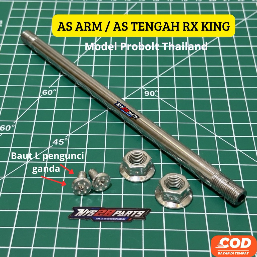 As Arm Tengah Rx King As Tengah Rx King Rxk Rxz Rxs Model Probolt Stainless Original Thailand Finish