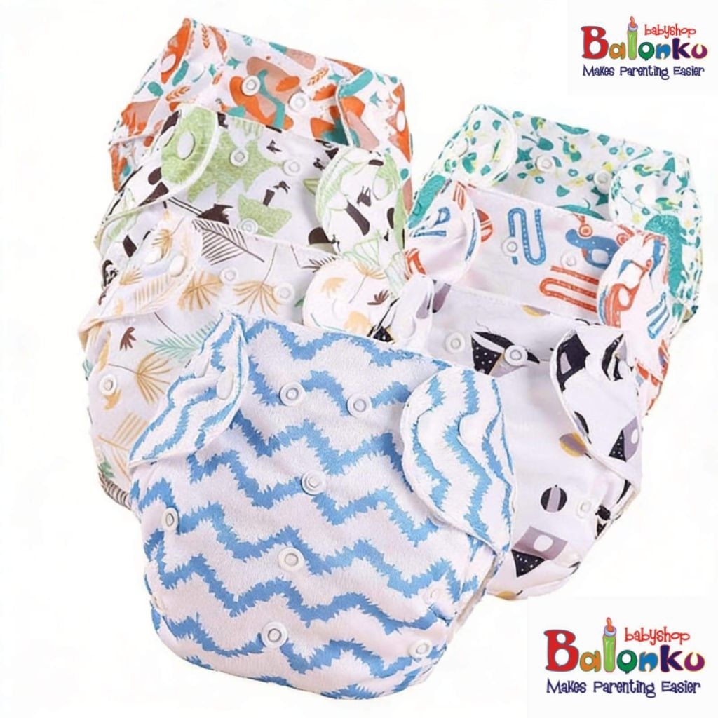Carterlove - Popok Celana Waterproof / Popok Kain Bayi Kancing