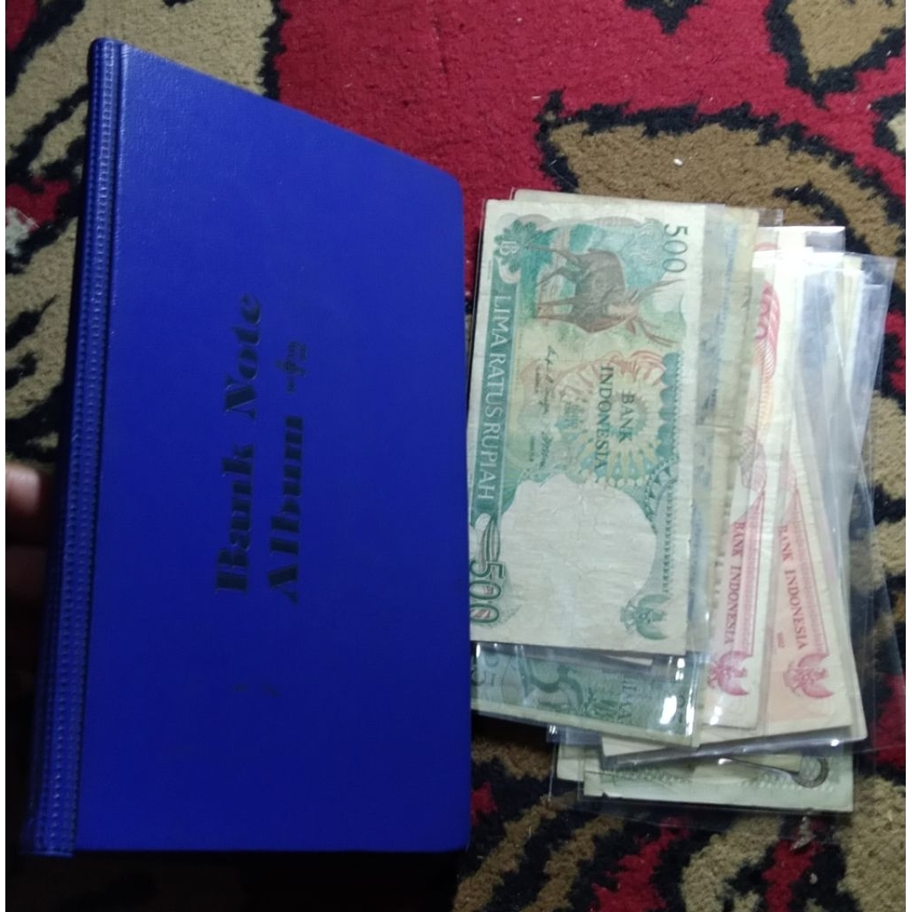 Uang Lawas Campur Borongan 19 Lembar + Album Uang kosong