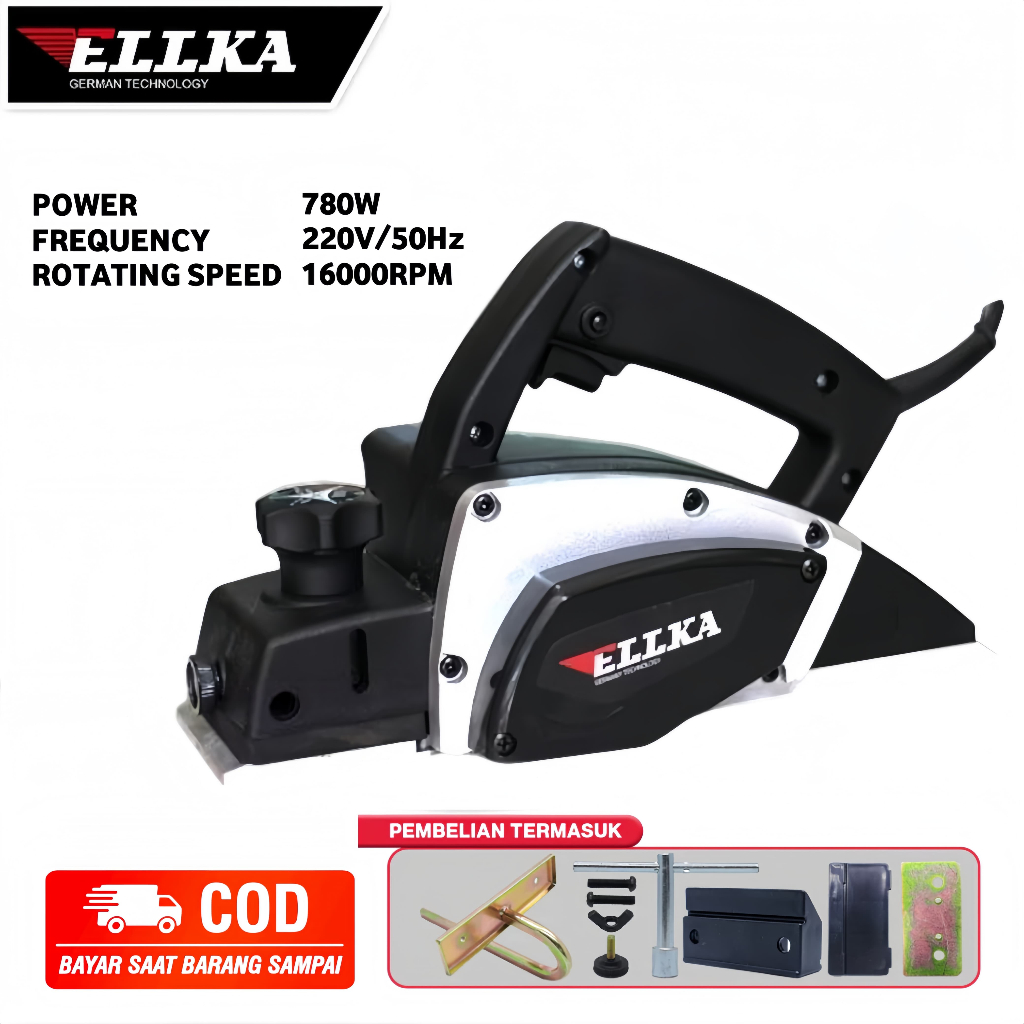 Mesin Serut Kayu Ketam BOSCH GHO 6500 Planner Blade Mesin Sugu Listrik 650 Watt GHO6500