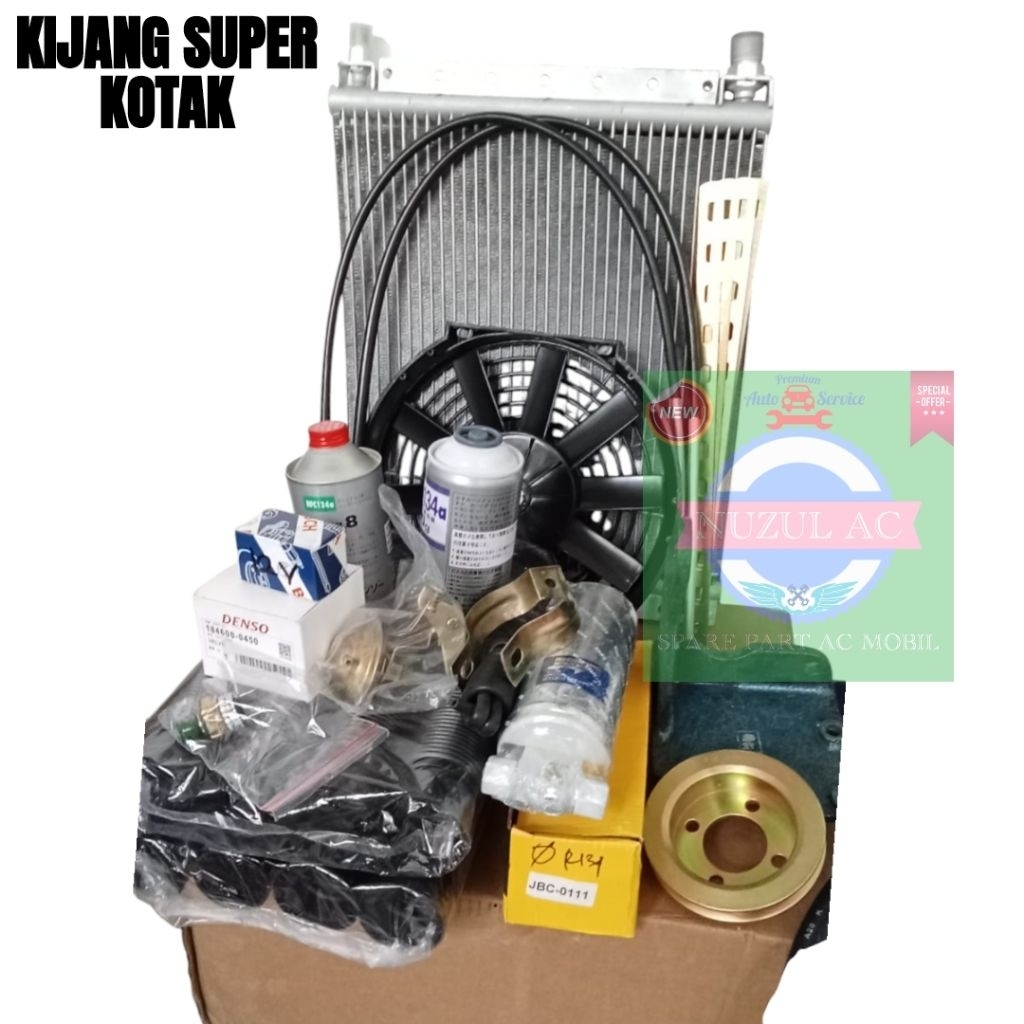 Unit Ac Pasang Baru Kijang Super Kijang Kotak Model Sanden Ac Mobil