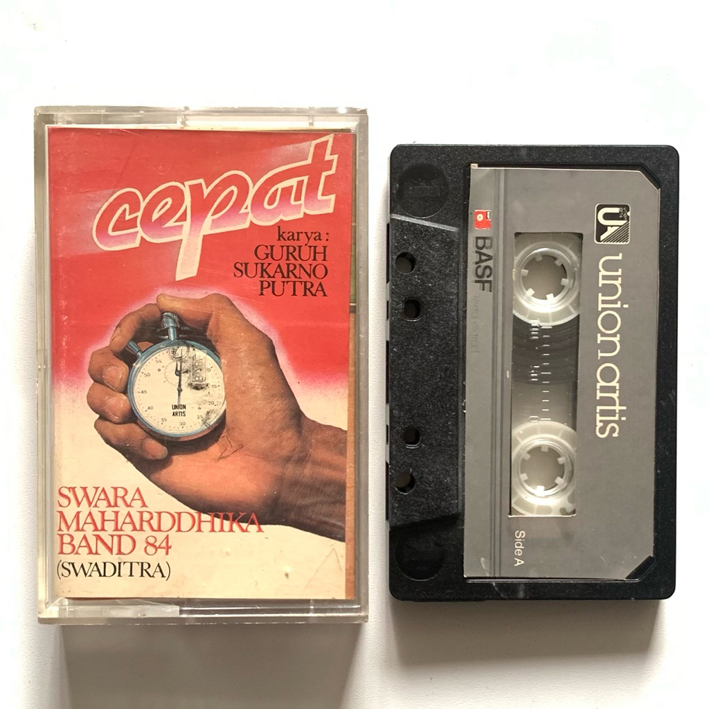 Kaset Pita Guruh Sukarno Putra / Swara Mahardhika Band 84 - Cepat (1984 UNION ARTIS)