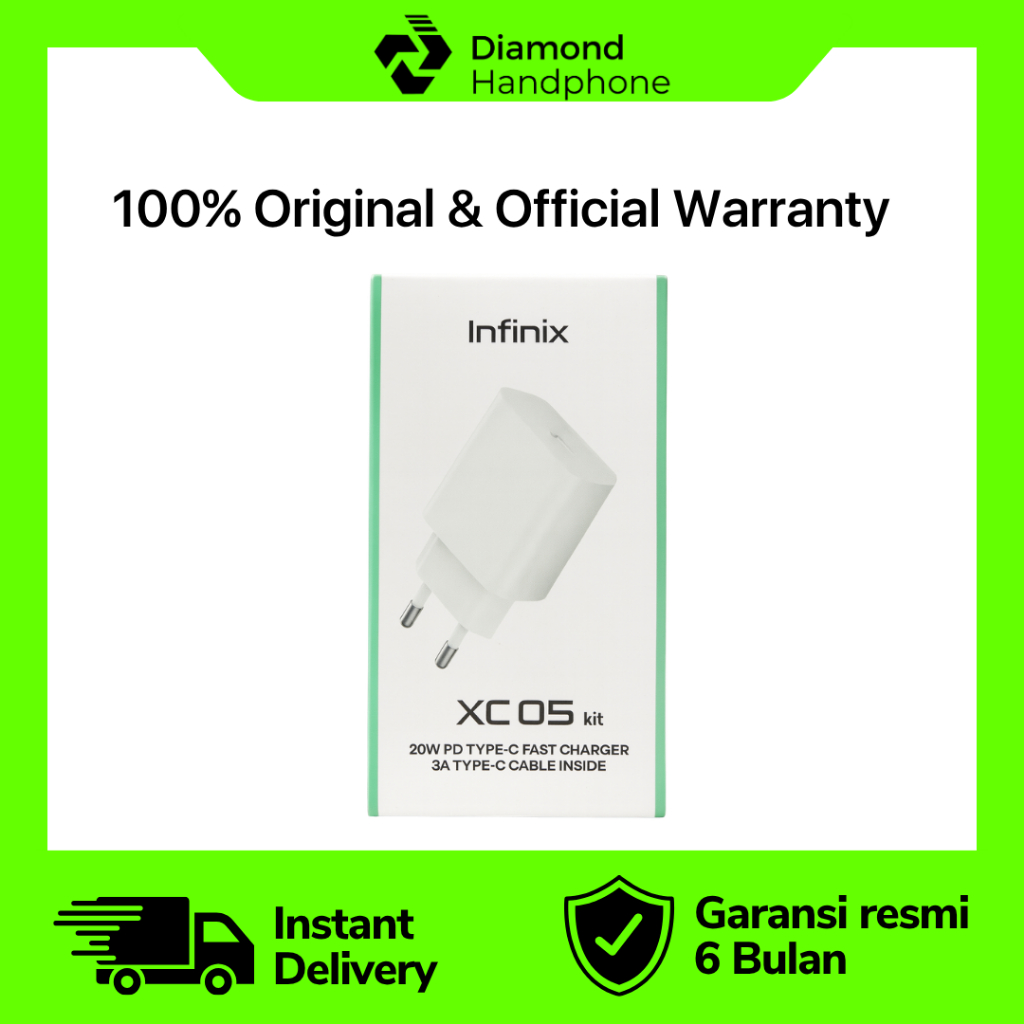 Infinix Charger XC05 TYPE-C 20W Garansi Resmi
