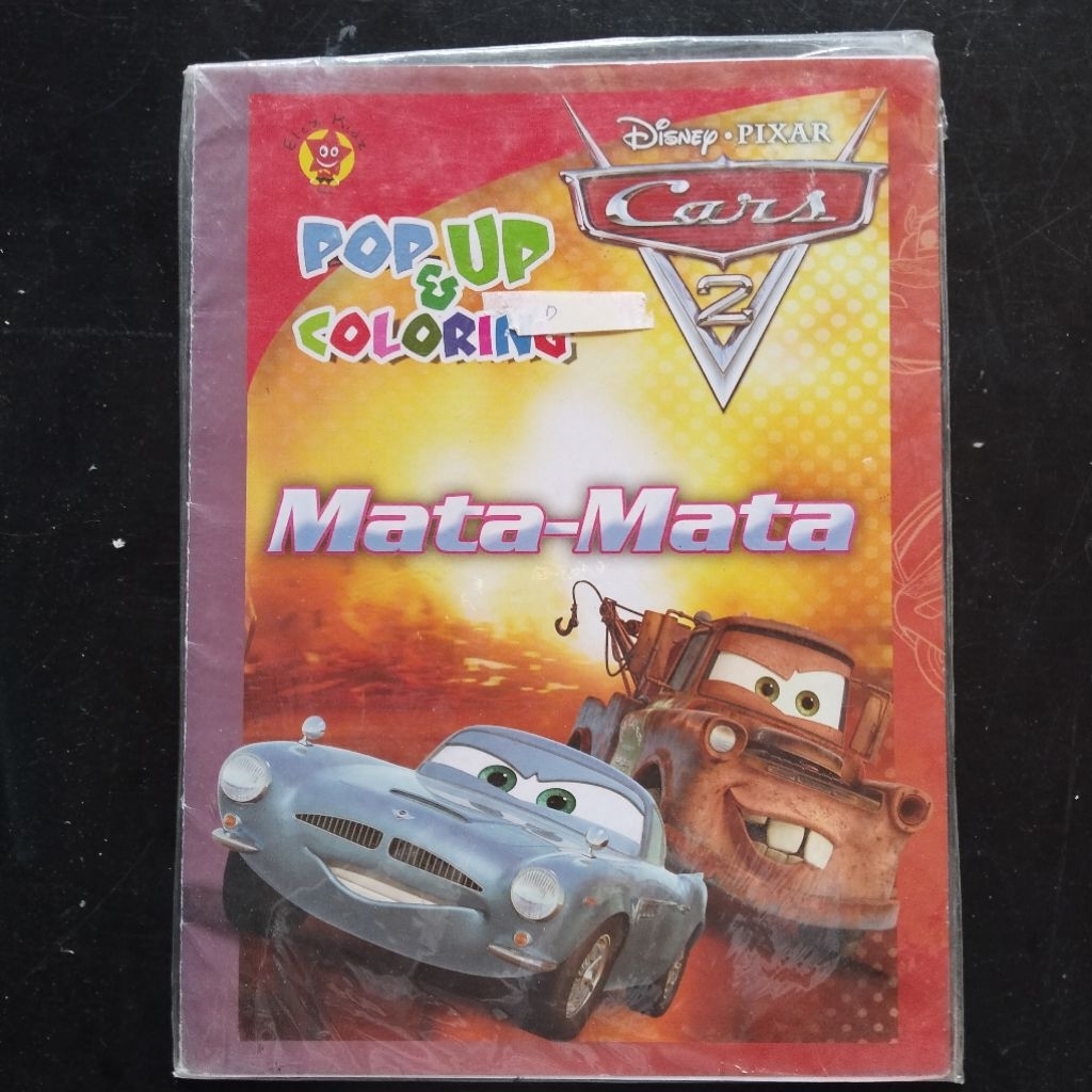 Pop Up & Coloring Book Cars 1: Mata-Mata Disney [Buku Aktivitas Anak Mewarnai Menggunting Melipat]