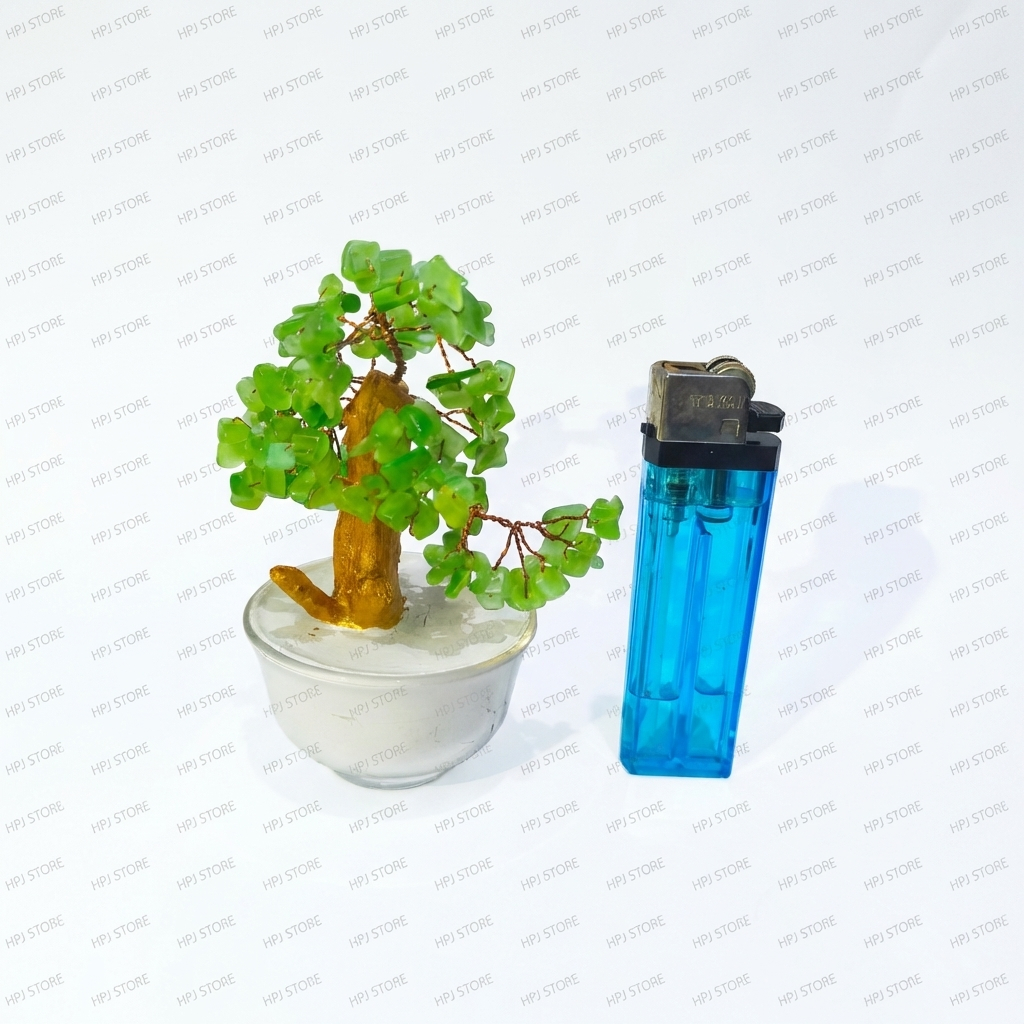 Bonsai Mini Batu Pohon Keberuntungan Hias Meja HANDMADE