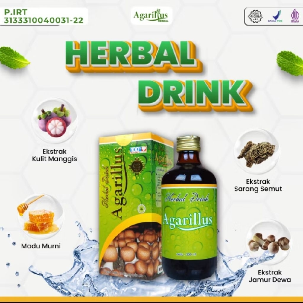 Agarilus Herbal Drink/Agarilus Hijau