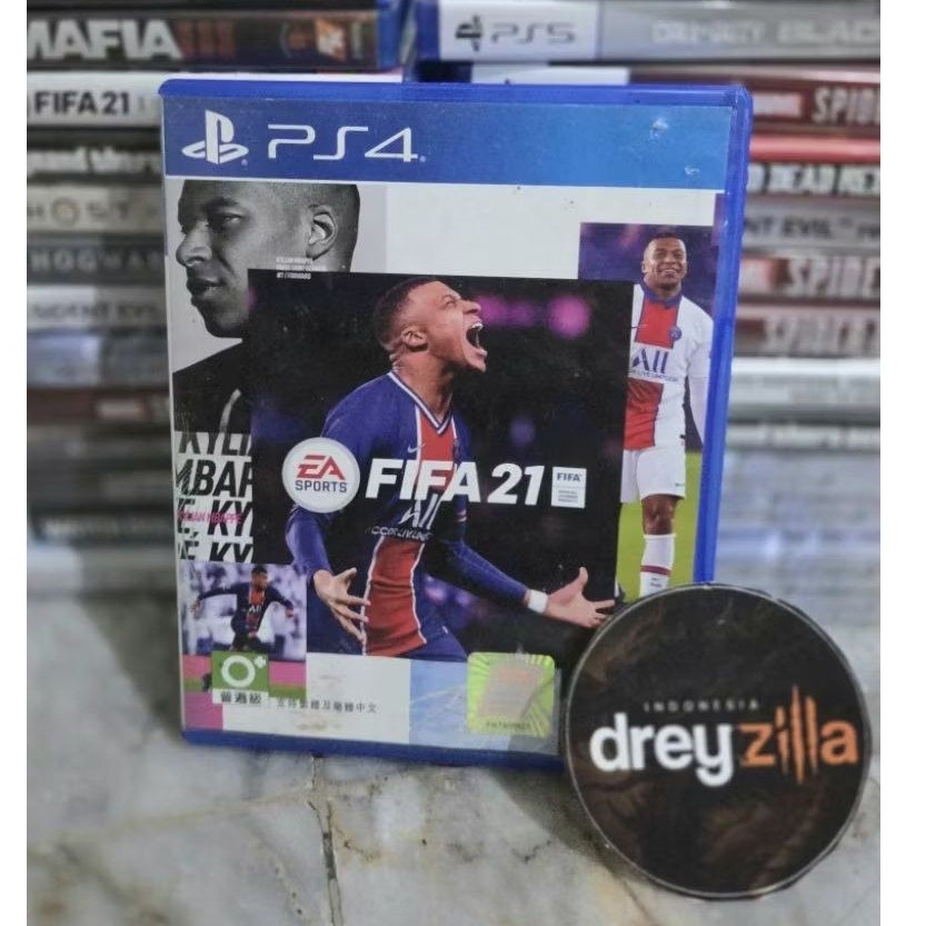 PS4 FIFA21 Original Kaset Game PlayStation 4 Second Like New Region Asia English