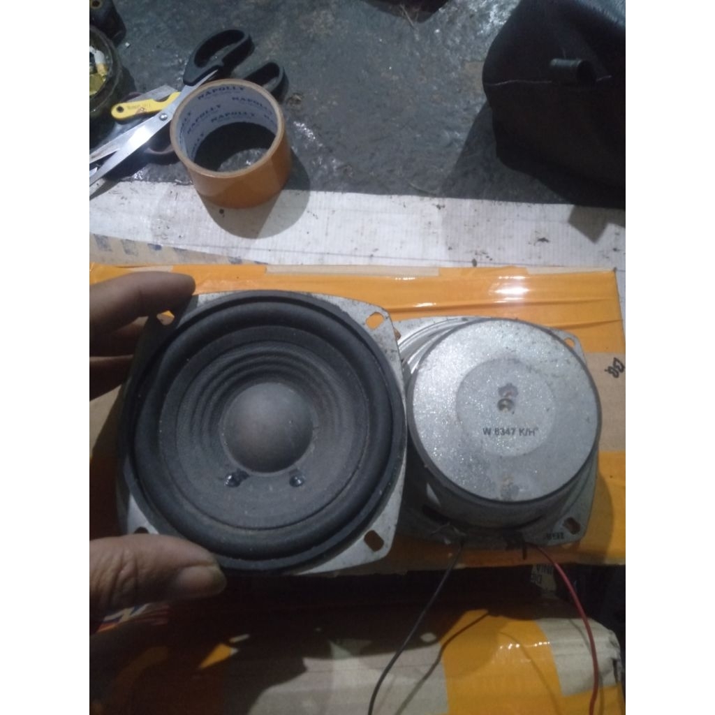 Speaker Ori copotan ACR woofer 4 inch W 8347 K/H Prestige