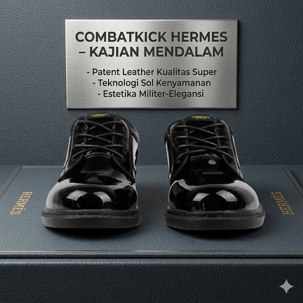 Sepatu Pdh Tni-Polri Combatkick Hermes