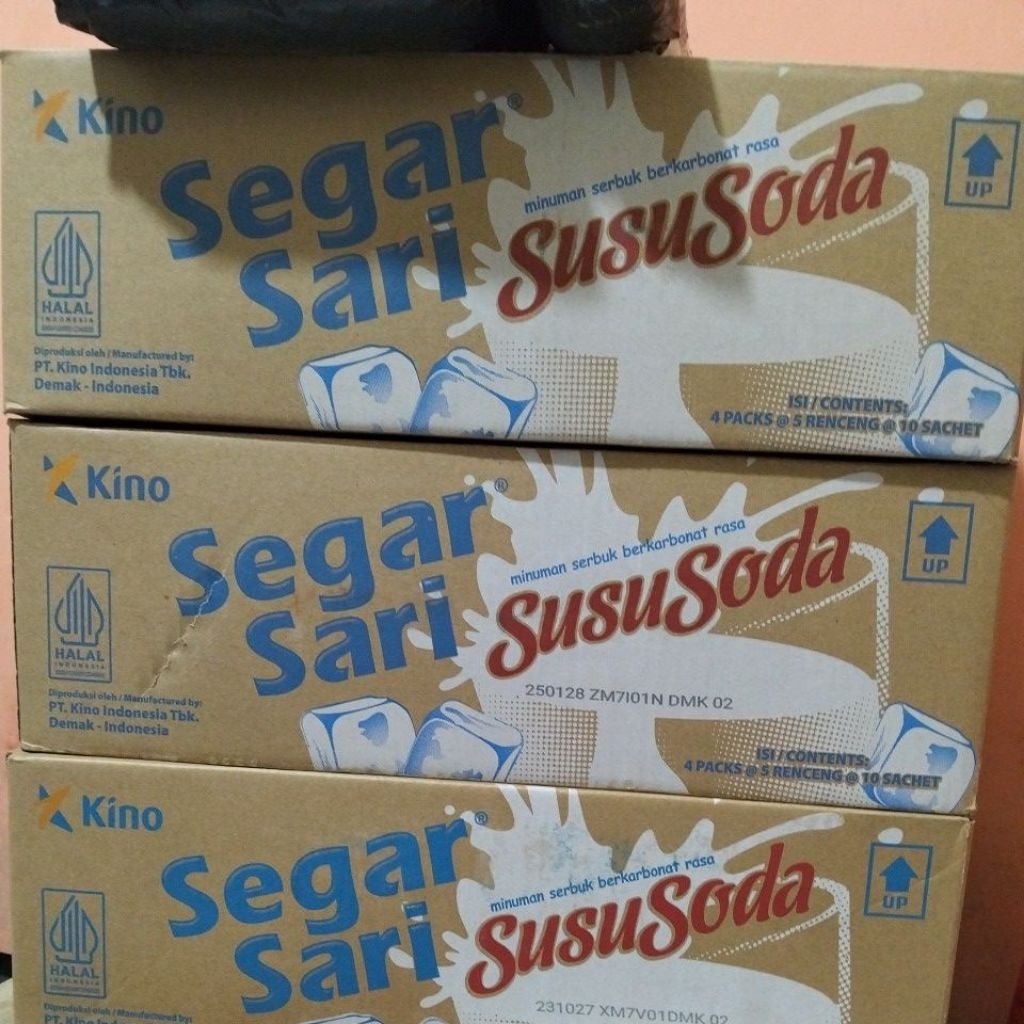 [ karton ] segar sari susu soda / 20 renteng