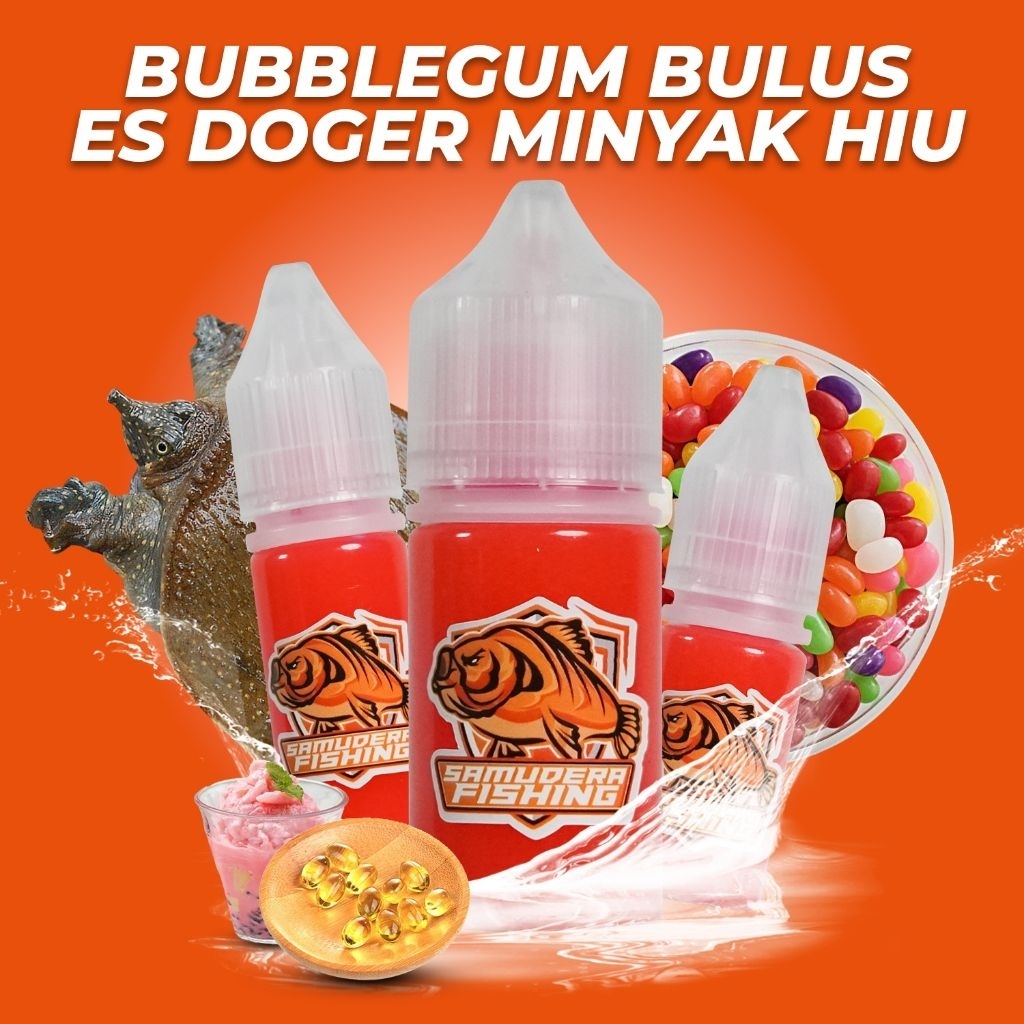 PROMO - Essen SF Samudera Fishing Terbaru Oplosan Bubblegume Bulus Es Doger Minyak Hiu
