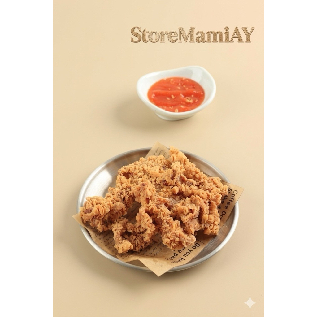Jamur Crispy 250g Lezat Camilan murah, Camilan keluarga
