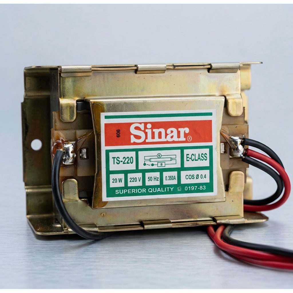Trafo Ballast Lampu TL 20 Watt Sinar