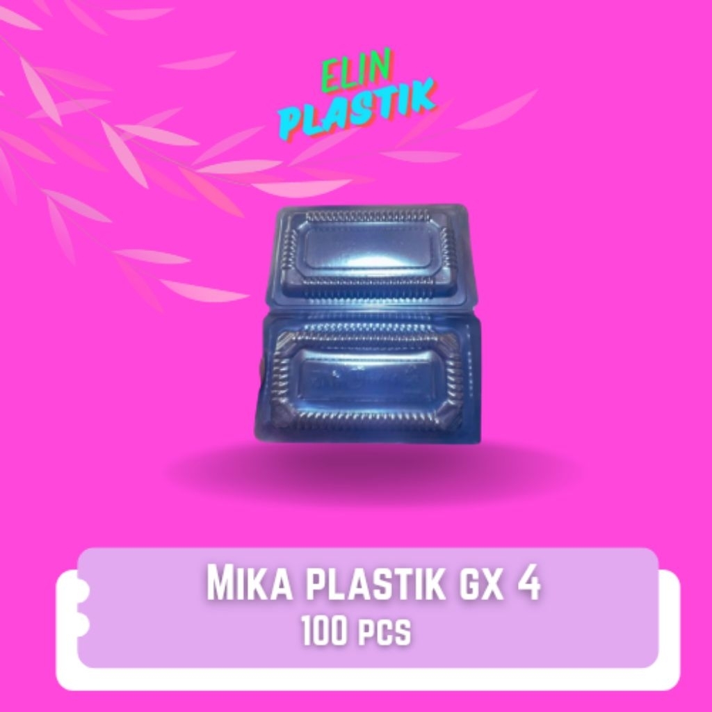 MIKA PLASTIK / MIKA PALSTIK GX 4 / PALSTIK MIKA / KOTAK MAKANAN PLASTIK / MIKA KOTAK MAKANAN / GX 4