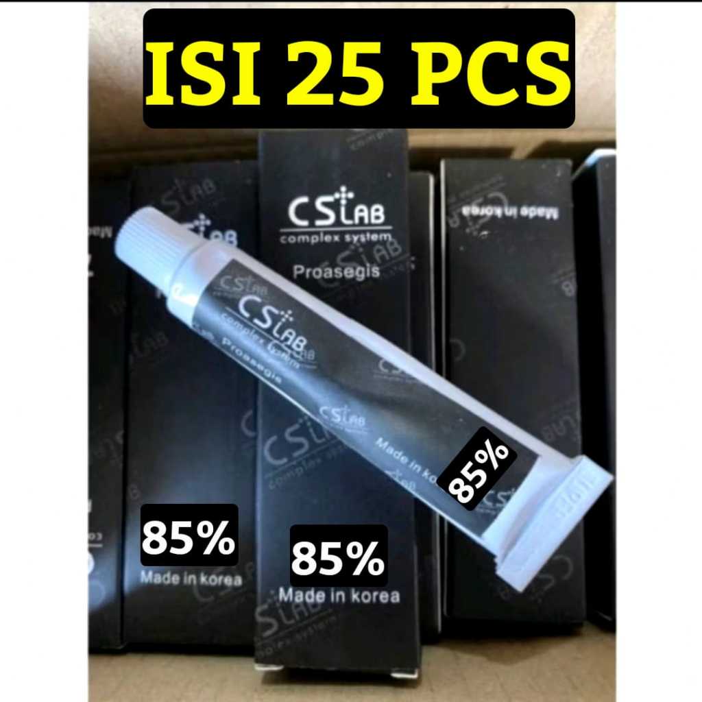 ISI 25 PCS Ready  Numb Cream CS LAB 85% Original Effect Strong Krim Untuk PMU Sulam Alis Tattoo