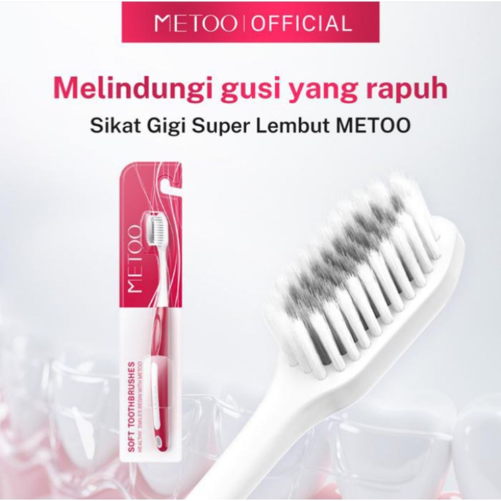 Metoo soft toothbrush sikat gigi lembut