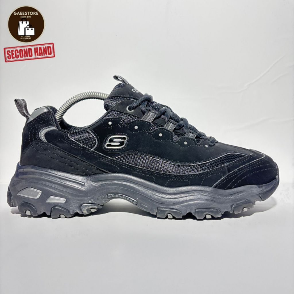 sepatu sneakers pria sepatu pria sepatu running pria sepatu cowok SKECHERS D'LITES 2.0 running shoes