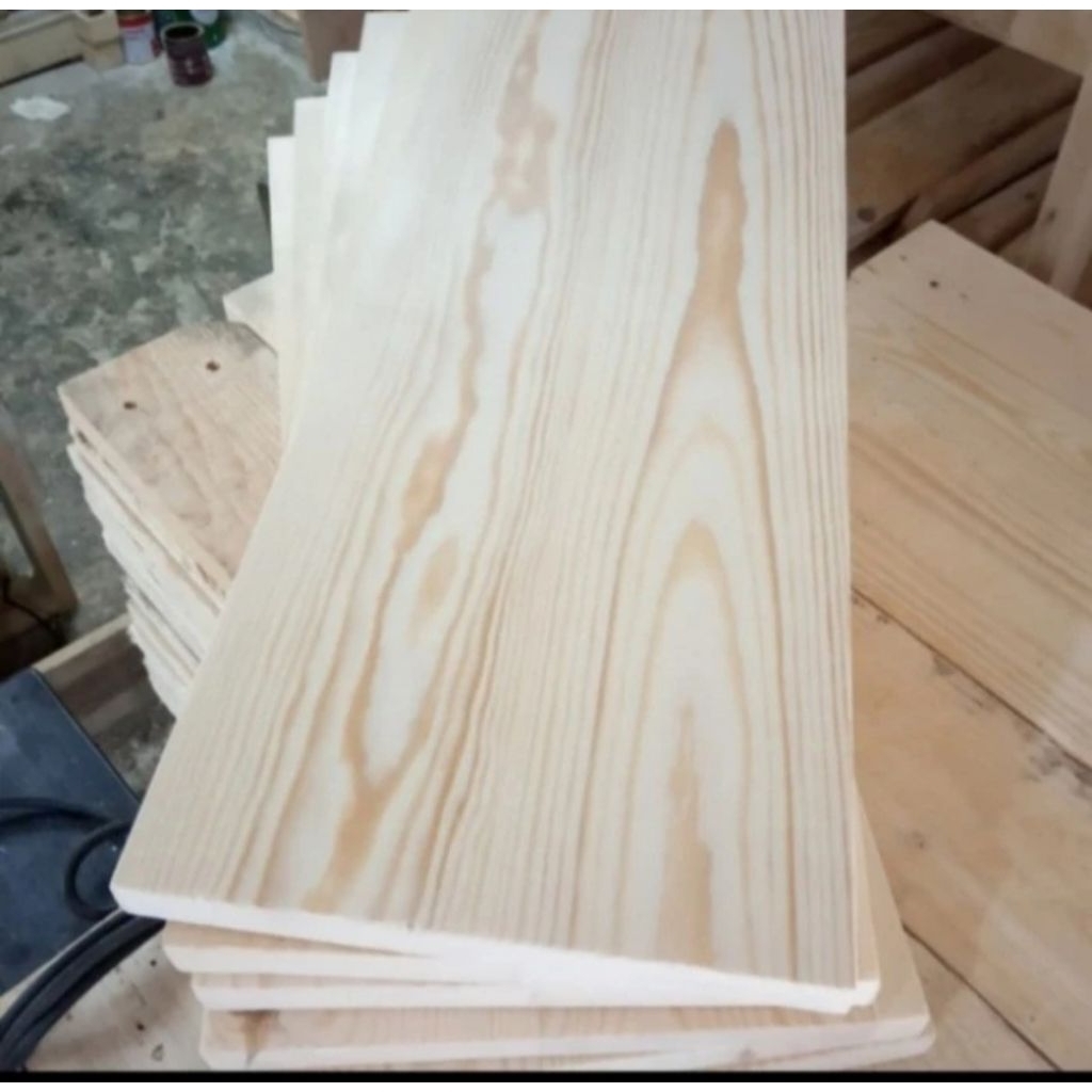 papan kayu jati belanda 200 x 45 x 2 cm amplas halus
