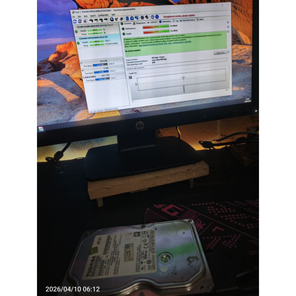 hdd Toshiba 500gb 7200rpm