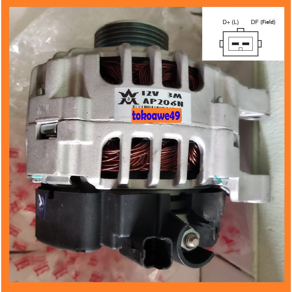 DINAMO AMPERE ALTERNATOR PEUGEOT 206 306 307 406 607 806