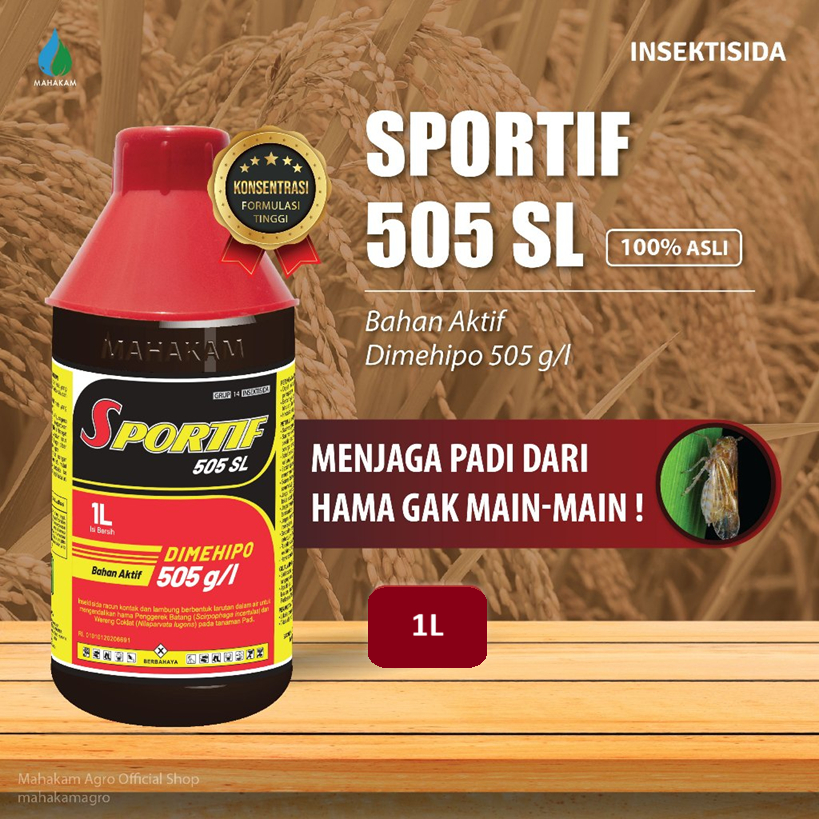 Insektisida Sportif 505 SL 1 L - Insektisida Pestisida Pembasmi Hama Penyakit Tanaman Padi