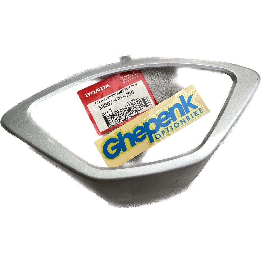 Cover list speedometer Spido spedo Speedo spido Honda Supra x 125 wave 125 silver ORIGINAL asli 5320