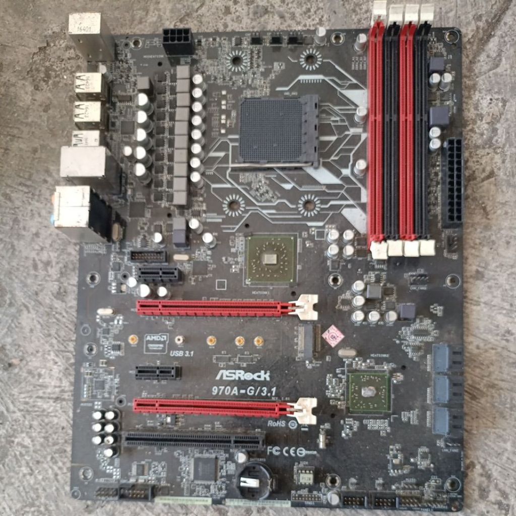 Mainboard rusak Asrock 970A-G