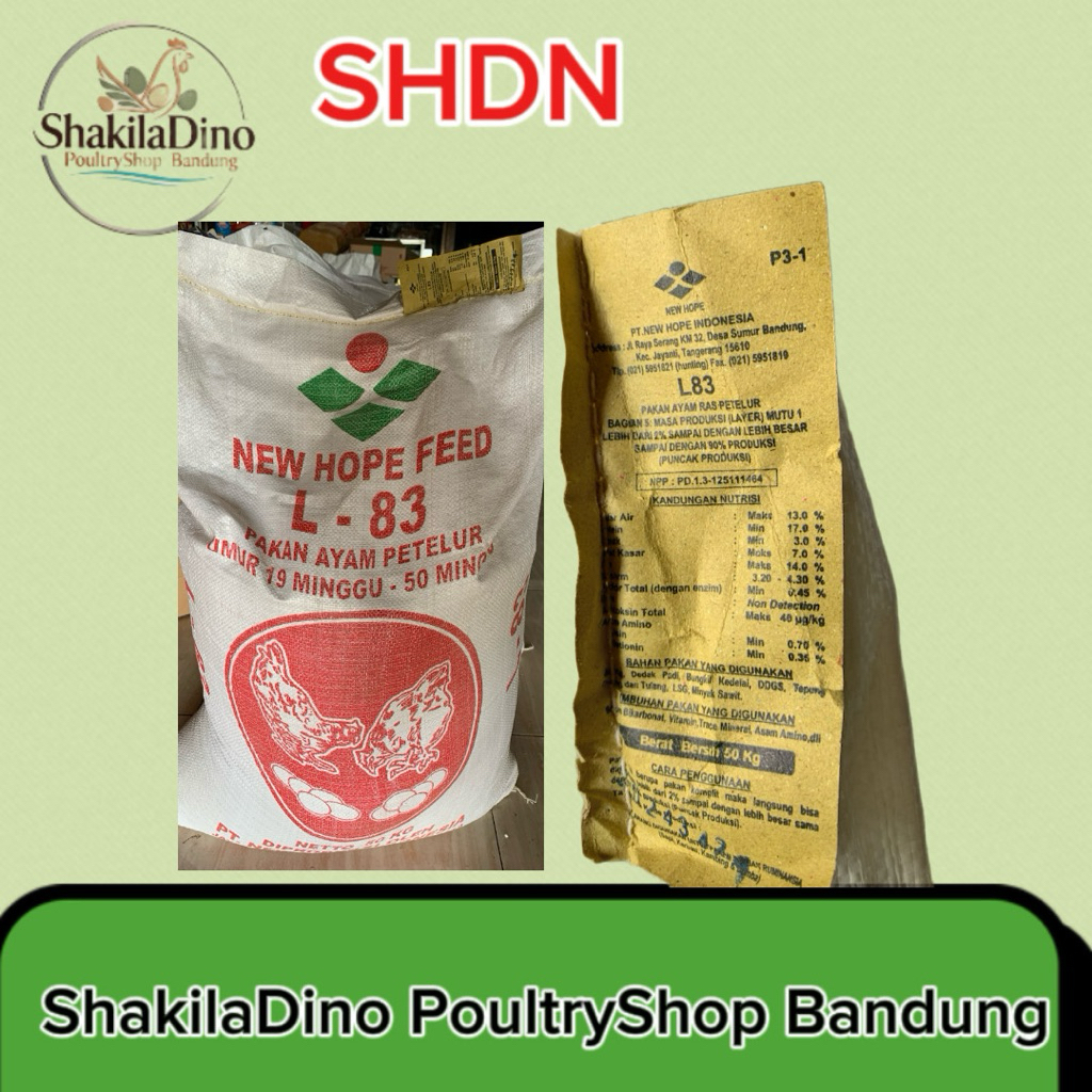 Pur Pakan Jadi Ayam Petelur New Hope L83 Meningkatkan Produksi Ayam Petelur