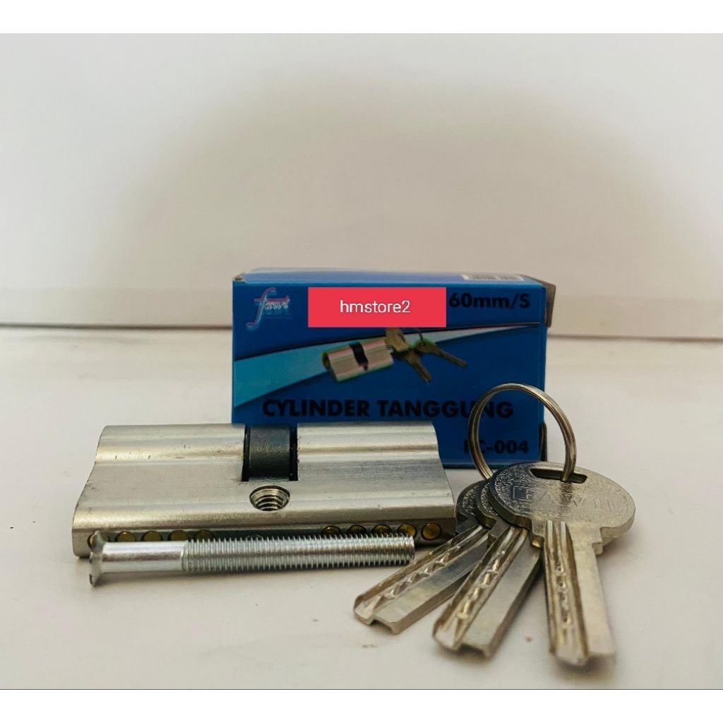 (1 PCS) Cylinder Silinder Kunci Pintu Tanggung Anak Kunci 60 MM