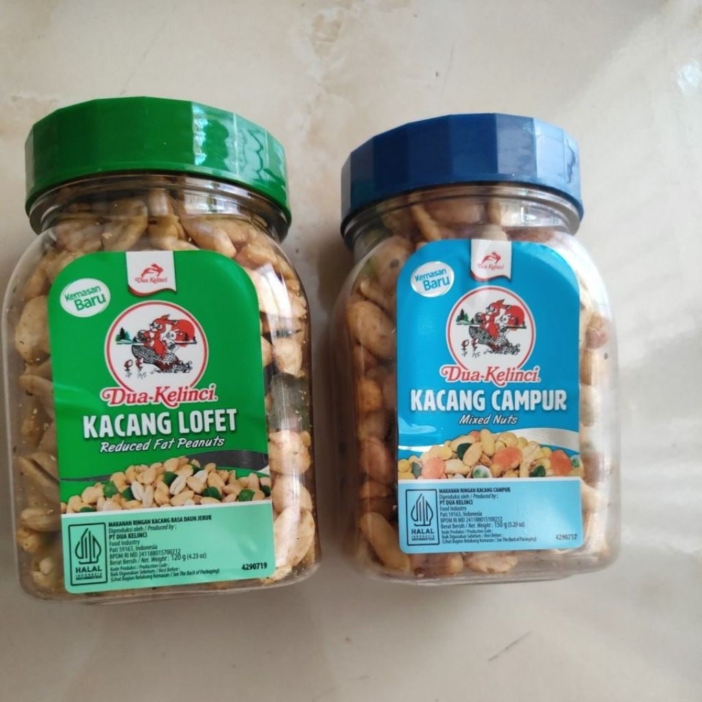 Dua kelinci kacang campur mixed nut atw kacang lofet