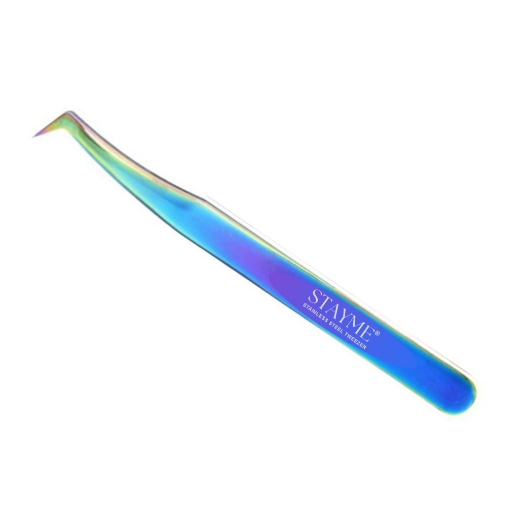 Rainbow Color Pinset Russian Volume Eyelash Extension | Volume Super Rapat