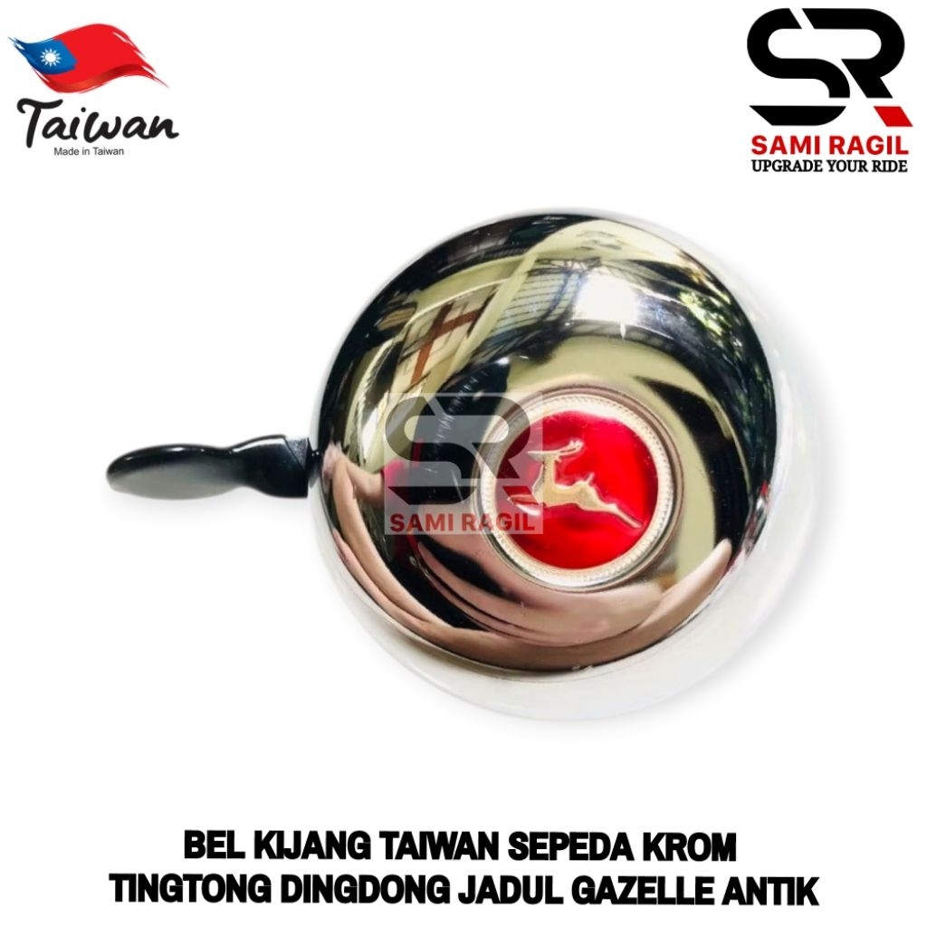 BEL KIJANG TAIWAN SEPEDA ONTEL ONTHEL 28 JENGKI MINION FEDERAL KROM TINGTONG DINGDONG KROM CHROME JA
