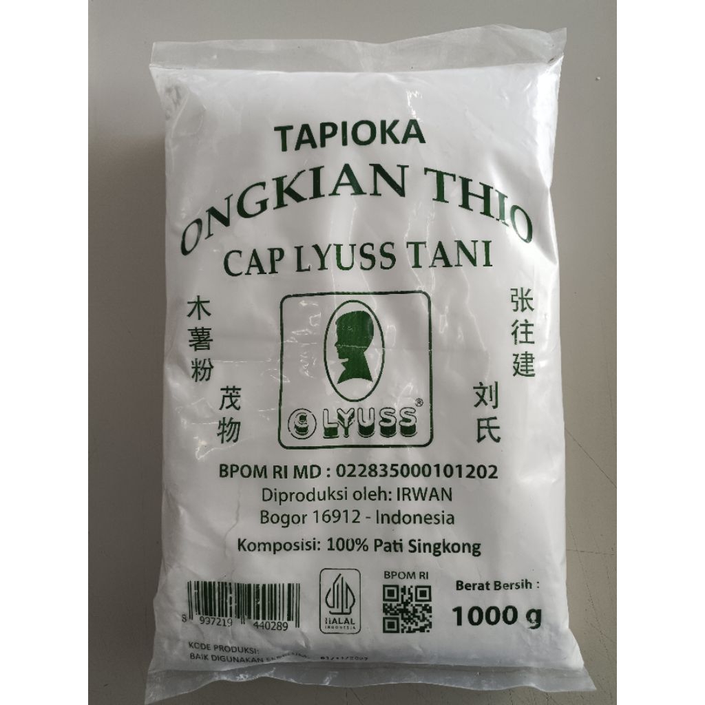 TEPUNG TAPIOKA CAP LYUSS TANI 1KG
