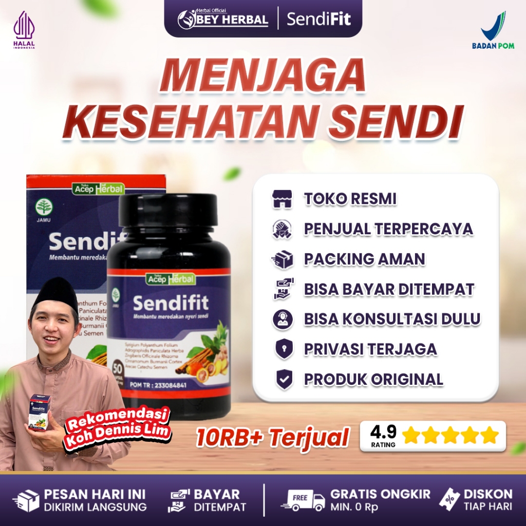 Sendifit Kapsul Atasi Sakit Pinggang Dan Syaraf Kejepit