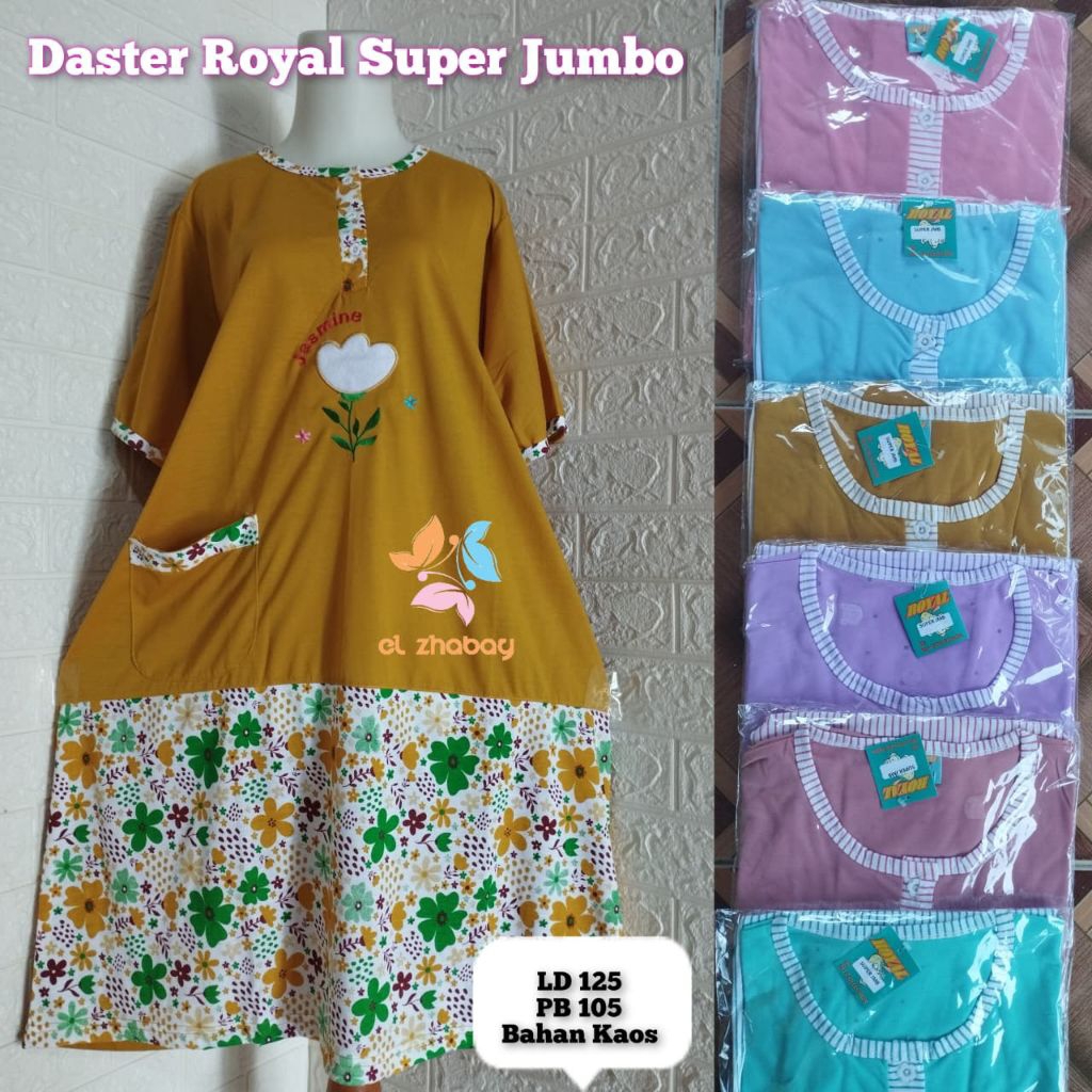 Paket Hemat 3 Daster Kaos Super Jumbo LD 125