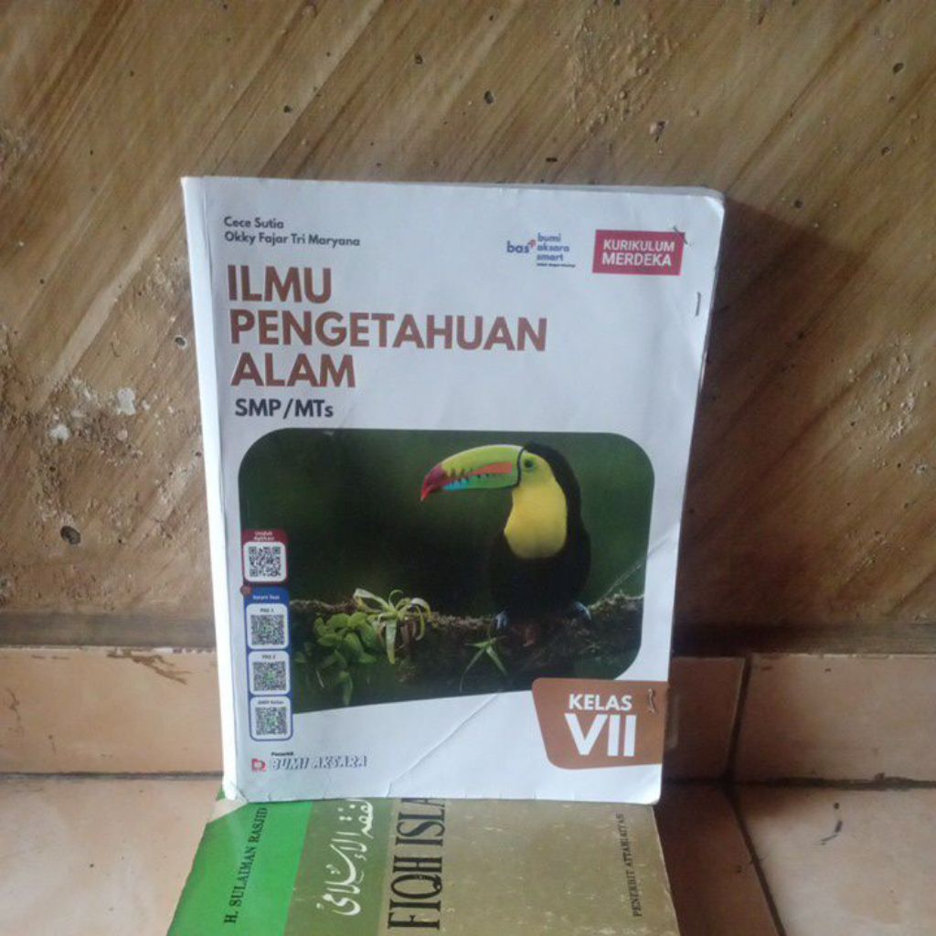 buku bekas; IPA Ilmu Pengetahuan Alam untuk SMP kelas 7 Kurikulum Merdeka Bumi Aksara
