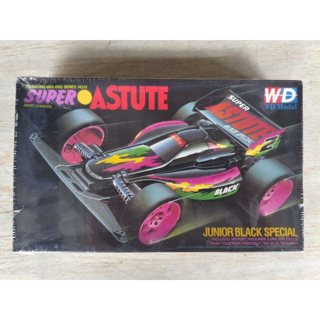 Rep Tamiya Super Astute Black WD VD Model
