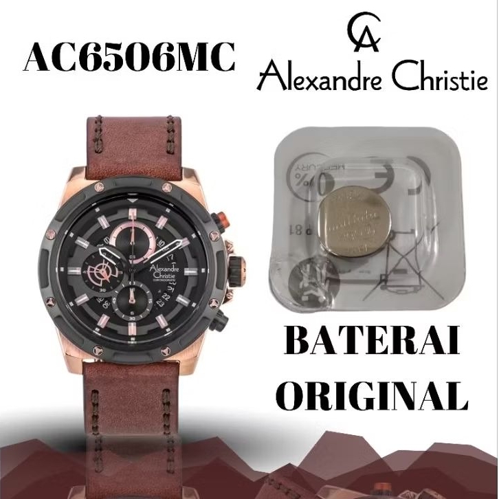 BATERAI JAM ALEXANDRE CHRISTIE ORIGINAL AC6506MC