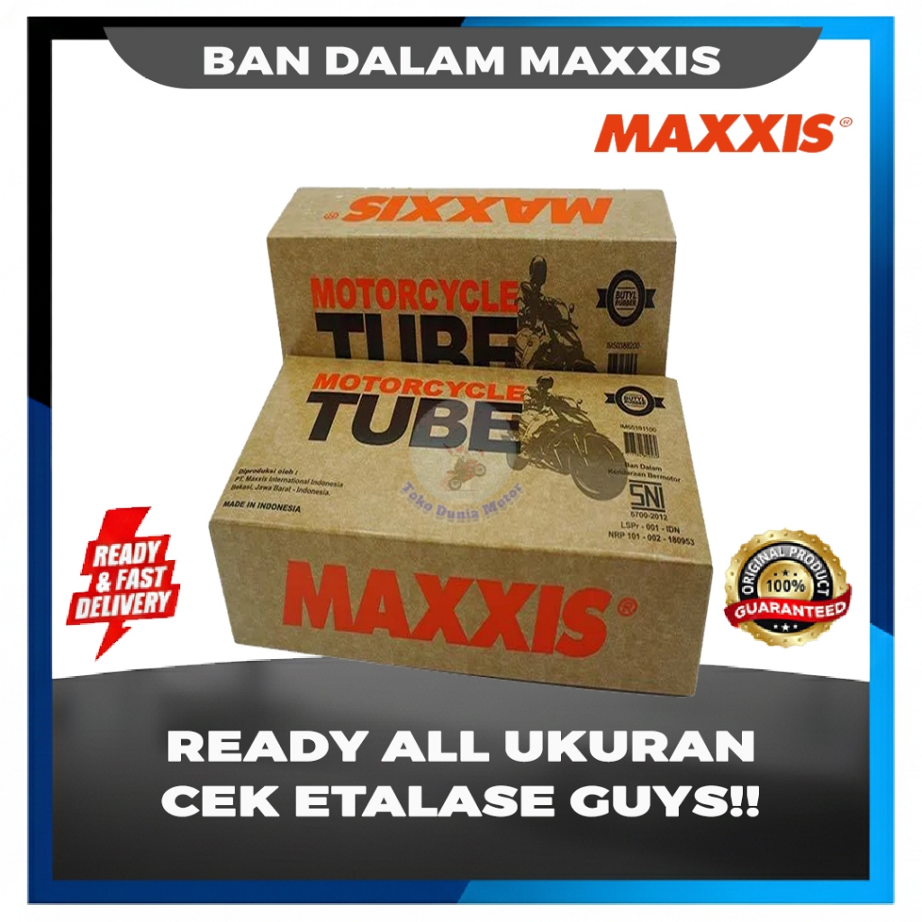Dunia Ban Dalam ring 18 Maxxis ukuran 275/300-18