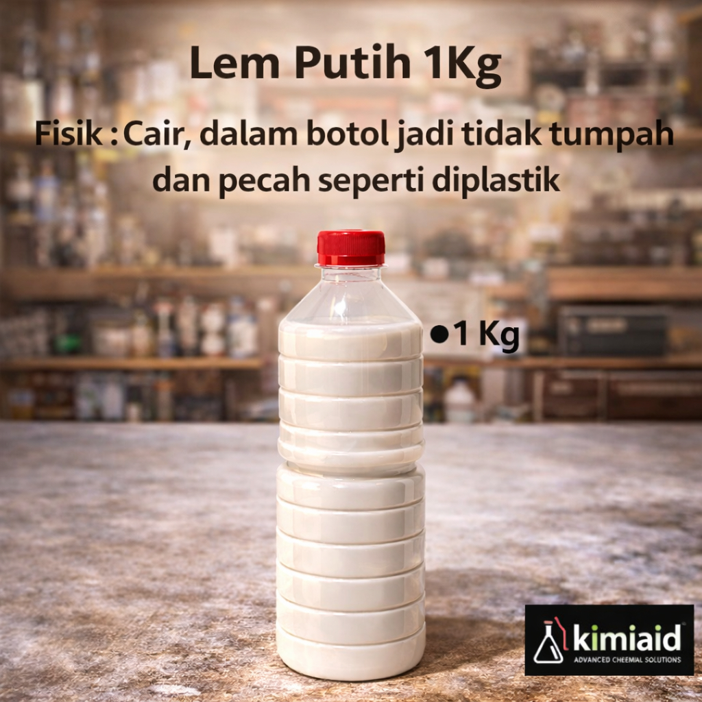 Lem Putih 1Kg - Lem Putih Rajawali Lem Putih Kertas PVAC Sepatu - Lem Fox Perekat Kertas Kayu