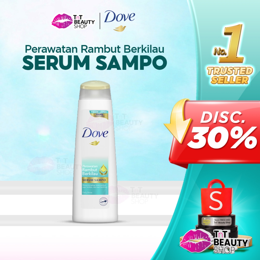 Dove Shampo Perawatan Rambut Berkilau 135 Ml | TnT Beauty Shop