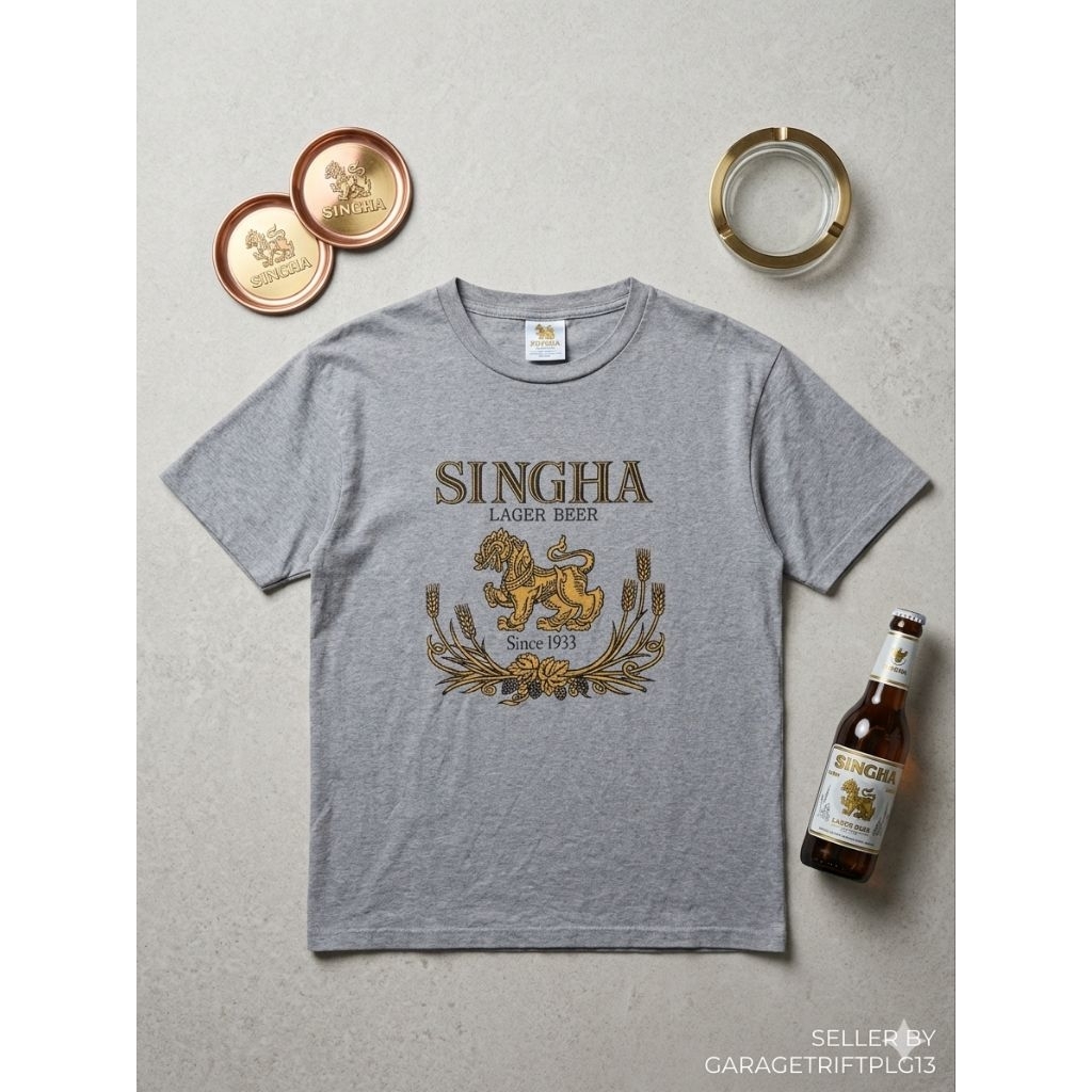 KAOS SINGHA LAGER BEERS (tag hanes)