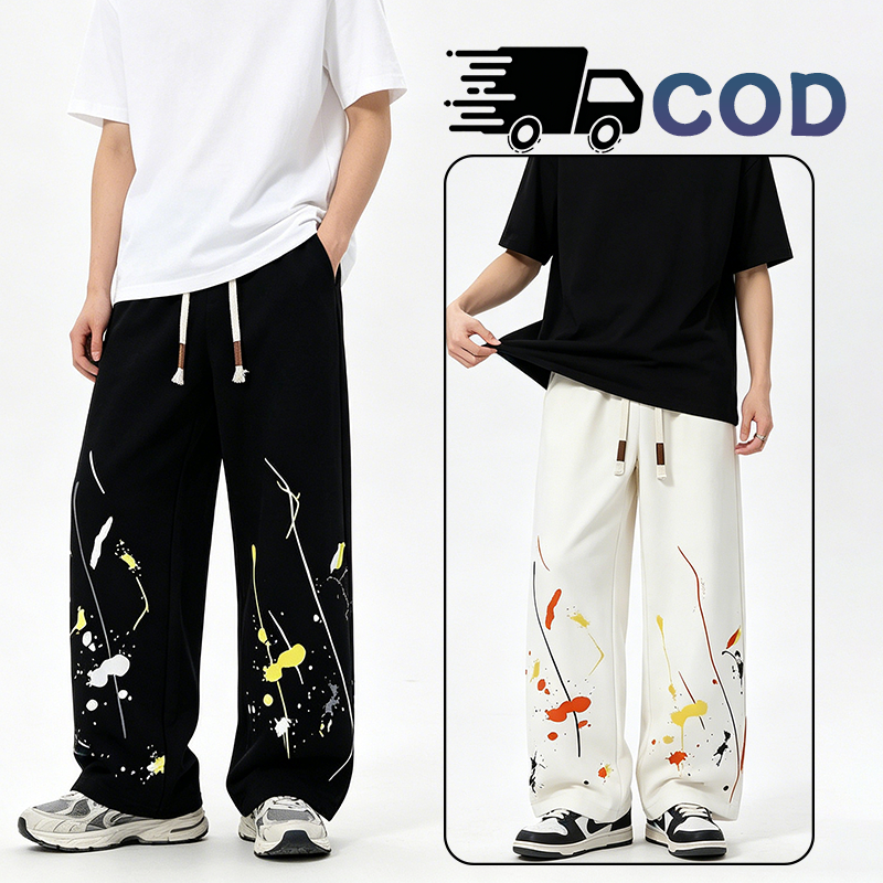 celana baggy cowok celana panjang pria celana pria korean style celana y2k motif bernapas dan nyaman