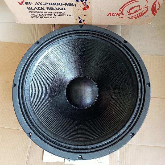 Speaker Subwofer ACR 21 inch 21800 black grand original Sinar Baja Electric