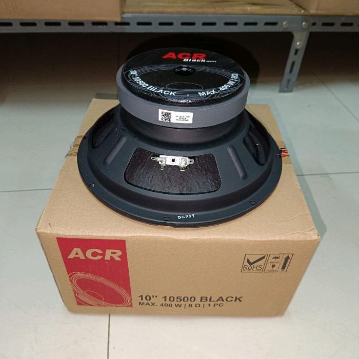 Speaker 10 inch ACR 10500 Black 400 watt Middle Original Speaker ACR 10″ ACR 10500 Black Middle 400w