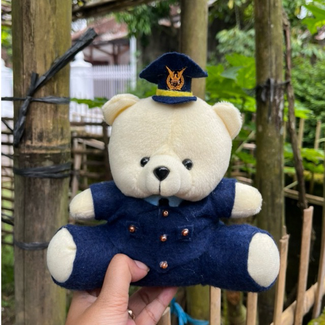 Boneka Teddy Bear TNI AU Seragam PDU 1 - Kado Wisuda & Pelantikan Perwira / Bintara AU