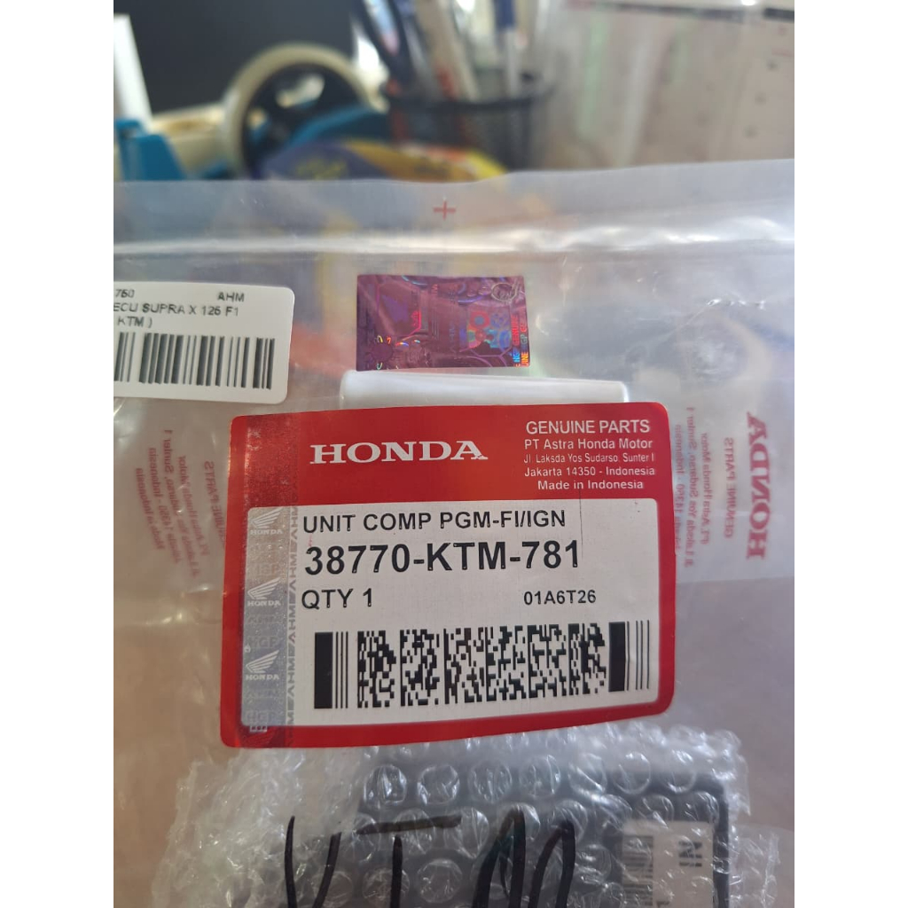 ECU 38770-KTM-781 Honda Supra X 125 generasi lama